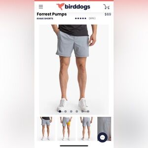 Birddogs Men's Khaki Shorts - 6" Inseam
Cloud Grey - Orange liner